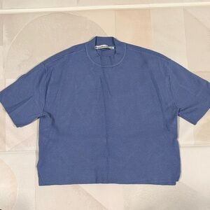 Abercrombie & Fitch Light Blue Knit Sweater